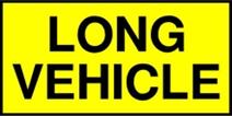 LONG VEHICLE Pilot Vehicle Sign 